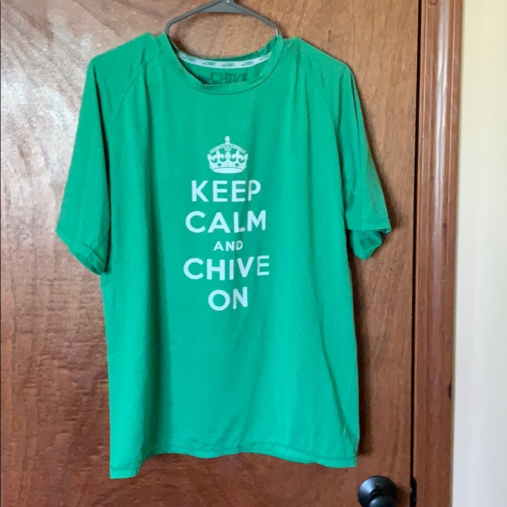 Chive athletic stretch shirt